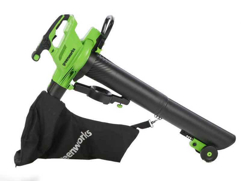Greenworks GD48BVII - Akku-Laubsauger &amp; Laubbl&auml;ser - 48V - SOLO - OHNE AKKU und LADEGER&Auml;T