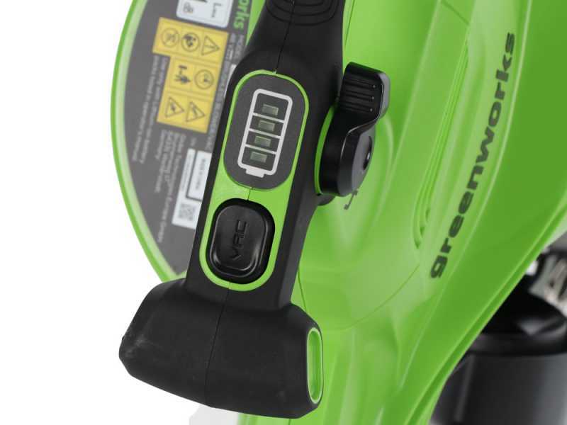 Greenworks GD48BVII - Akku-Laubsauger &amp; Laubbl&auml;ser - 48V - SOLO - OHNE AKKU und LADEGER&Auml;T