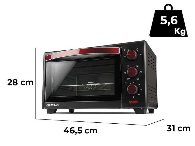 G3 Ferrari Il Moro Plus - Minibackofen mit Umluftfunktion - 20 l 1380W