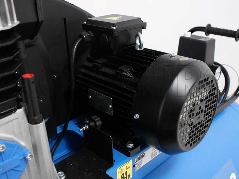 ABAC SILENT A39B 270 CT4 - Schallged&auml;mpfter dreiphasiger riemengetriebener elektrischer Luftkompressor - 4 PS Motor - 270 Liter