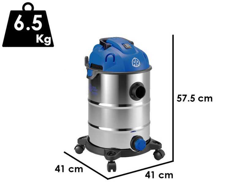 Annovi &amp; Reverberi AR3670 - Staubsauger - Beh&auml;lter aus Edelstahl 30 l - 1600W