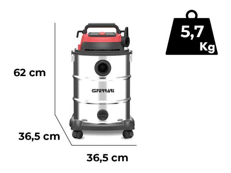 G3Ferrari Fusto - Mehrzweck-Saugger&auml;t - Beh&auml;lter 30 l