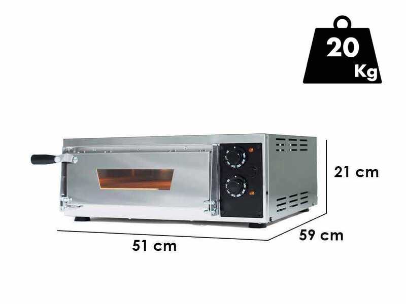 Effeuno EFFE 1- Pizzaofen eine Backkammer