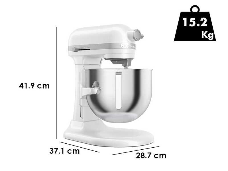 KitchenAid Heavy Duty 5KSM70JPX-EWH Wei&szlig; &ndash; K&uuml;chenmaschine mit Sch&uuml;sselheber
