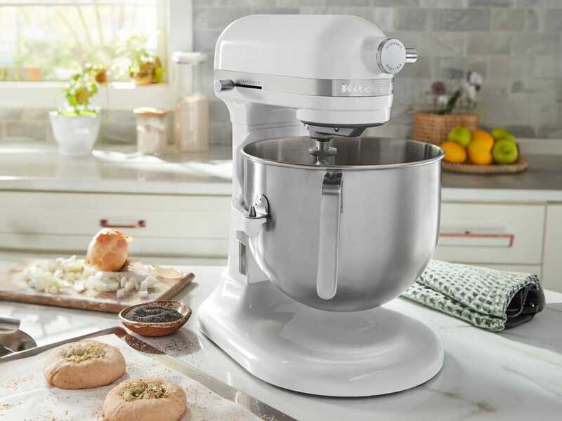 KitchenAid Heavy Duty 5KSM70JPX-EWH Wei&szlig; &ndash; K&uuml;chenmaschine mit Sch&uuml;sselheber