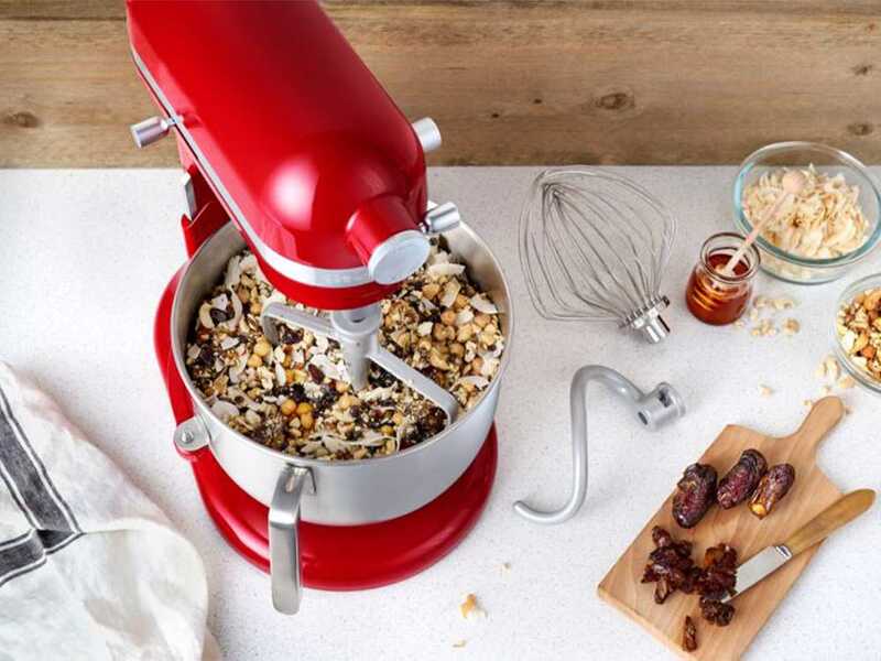 KitchenAid Heavy Duty 5KSM70JPX-EER Rot &ndash; K&uuml;chenmaschine mit Sch&uuml;sselheber