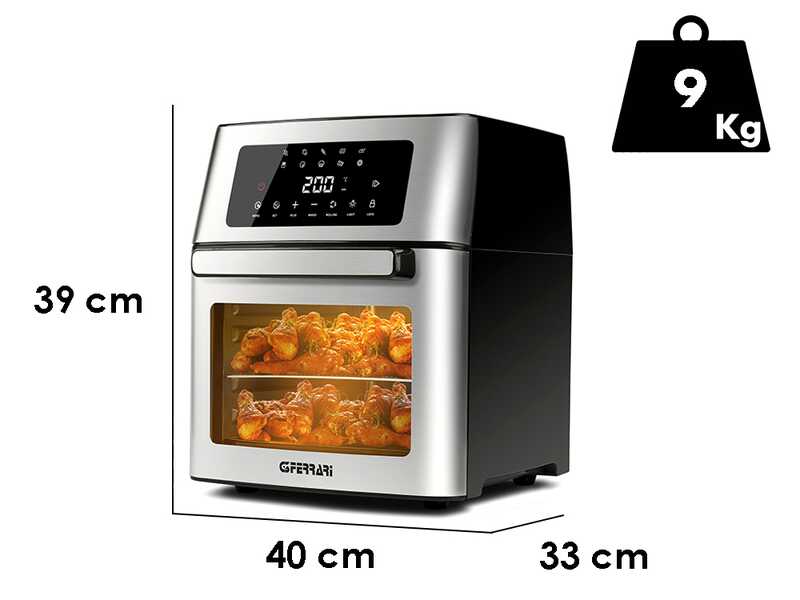 G3 Ferrari Friggisano Evo 15L - Backofen - Hei&szlig;luftfritteuse