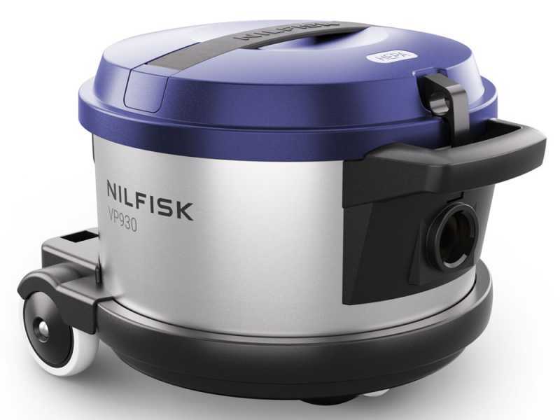 Nilfisk VP 930 Eco Pro Hepa Blu HF EU - Profi Staubsauger - Beh&auml;lter aus Edelstahl 15 l - 760W