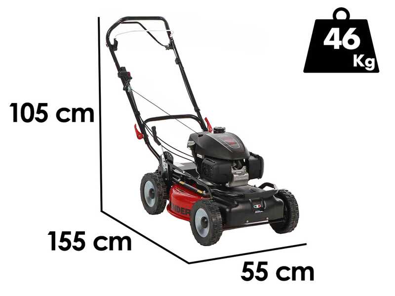 Marina Systems GRINDER 4x4 SH - Rasenm&auml;her mit Radantrieb - Honda GCVx 200-Motor - Schnittbreite 52cm