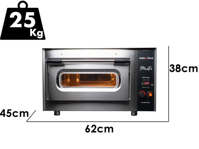 Calory Forni CF62E Mastro - Elektrischer Hochkammer-Pizzaofen