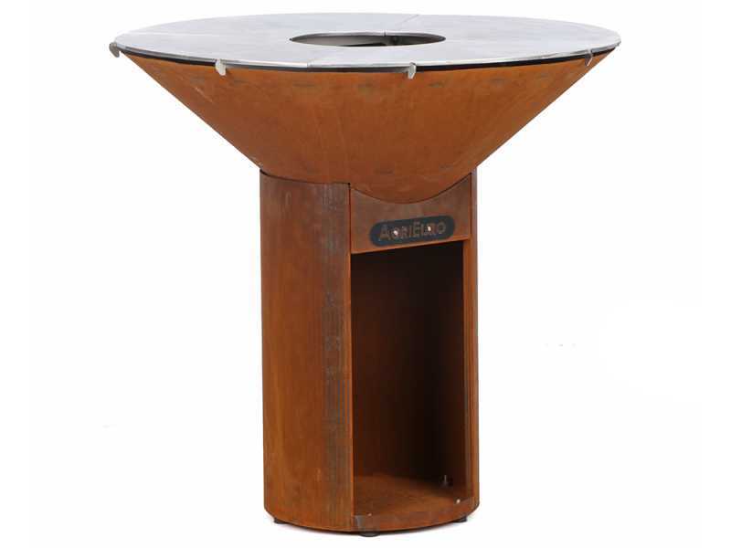 Icon 100 Grill aus Corten