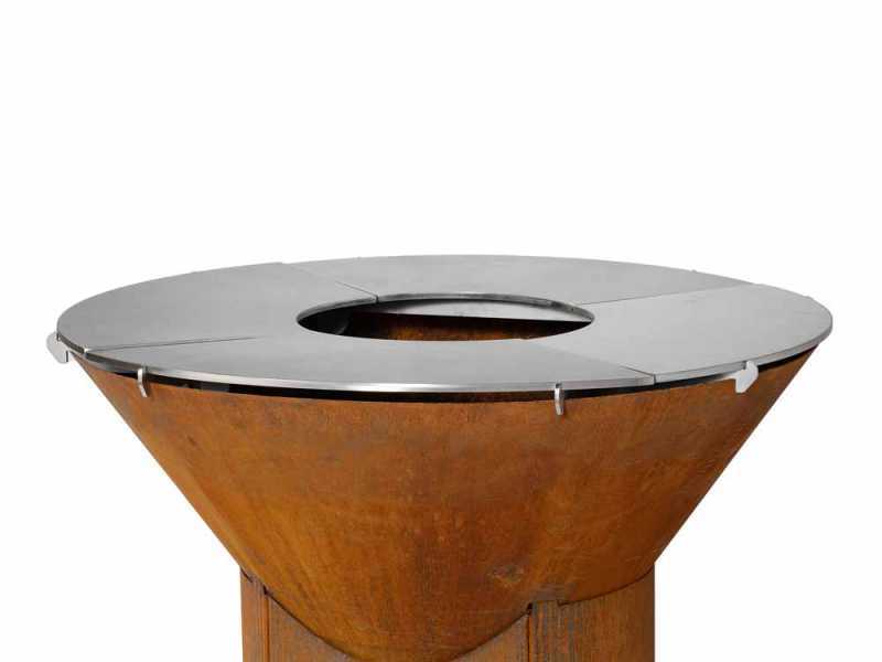 Icon 100 Grill aus Corten