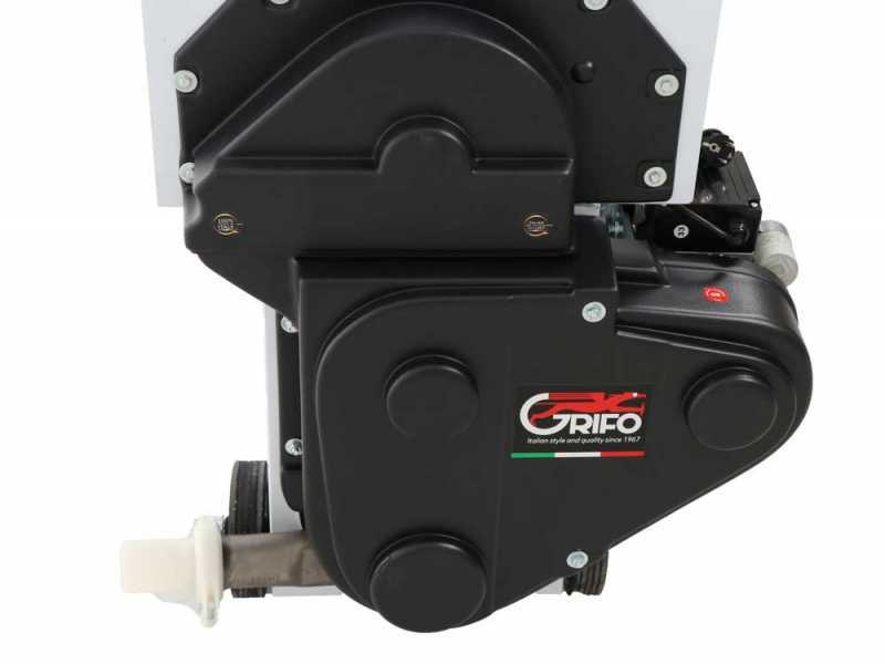GRIFO DVEP30 - Elektrische Abbeermaschine mit Wanne - mit Schutzvorrichtungen