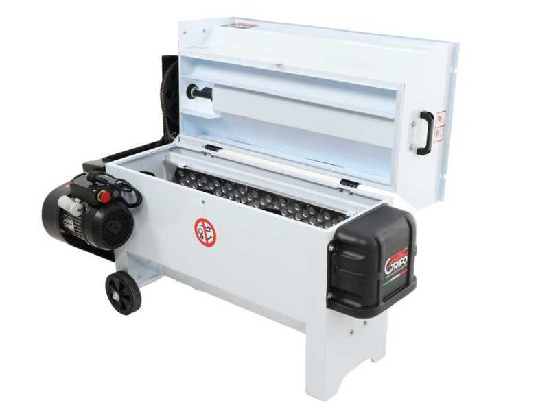 GRIFO DVEP30 - Elektrische Abbeermaschine mit Wanne - mit Schutzvorrichtungen
