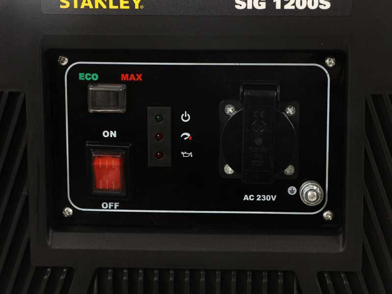Stanley SIG 1200S - Inverter-Stromerzeuger 1,02 kW- Dauerleistung 1 kW - 230V