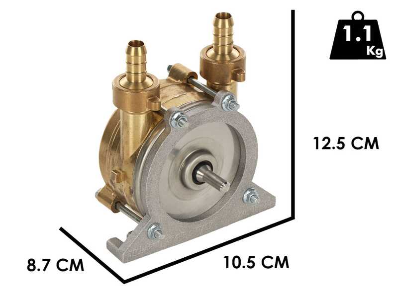 Tellarini TR 14 - Bohrmaschinenpumpe aus Messing