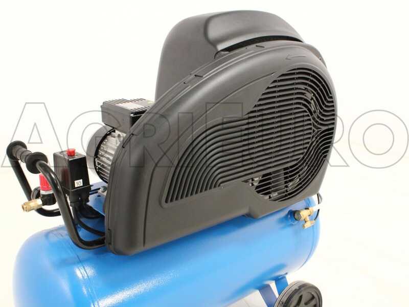 ABAC SILENT A29B 90 CM2 - Schallged&auml;mpfter einphasiger riemengetriebener elektrischer Luftkompressor - 2 PS Motor - 90 l