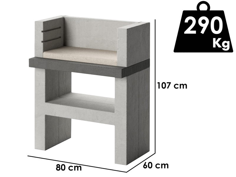 Edilmark Funny - Grillkamin f&uuml;r Holzkohle