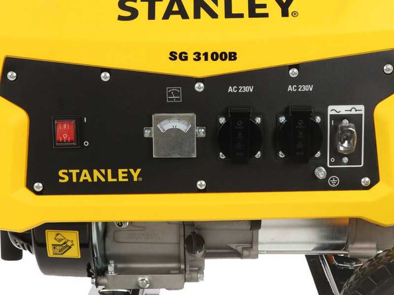 Stanley SIG 3100B - Benzin-Stromerzeuger - AVR 2.9 kw - Dauerleistung 2.6 kW - 230V