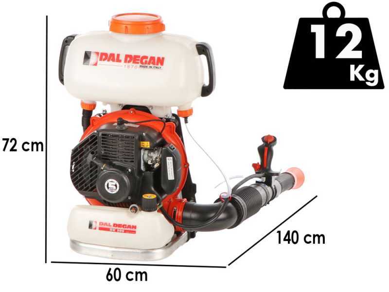 Dal Degan DK 200 - R&uuml;ckenspr&uuml;hger&auml;t mit Benzinmotor - Boosterpumpe - 80 ccm