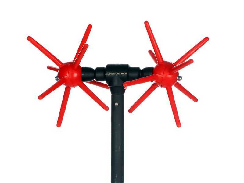 Agrotechnic X.16 Superschnell - elektrischer Olivenr&uuml;ttler - Rotationsbewegung - Karbonstange 200 cm