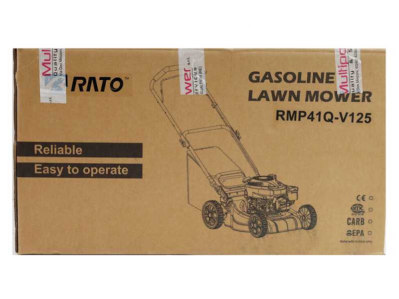 Rato Multipower RMP41Q-V125 - Rasenm&auml;her - Motor Rato  127ccm