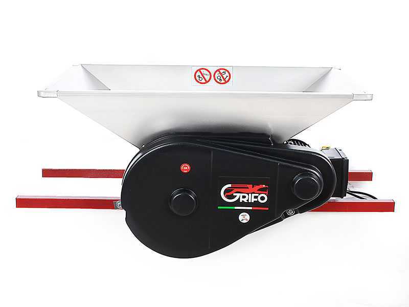 Grifo PM.18 - Elektro Traubenm&uuml;hle aus emailliertem Stahl