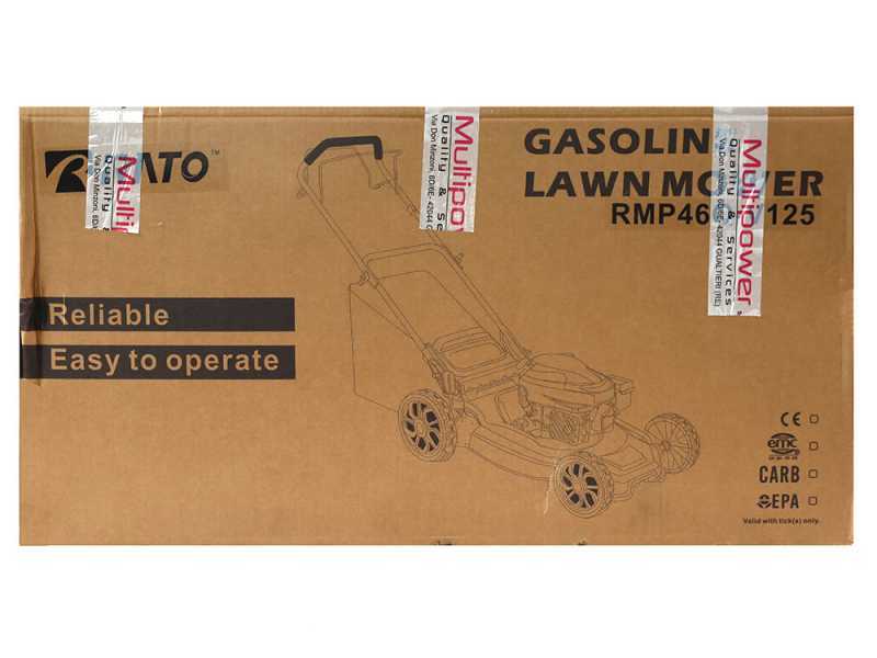 Rato Multipower RMP46Q-V125 - Benzin-Rasenm&auml;her - Rato-Motor 127 ccm