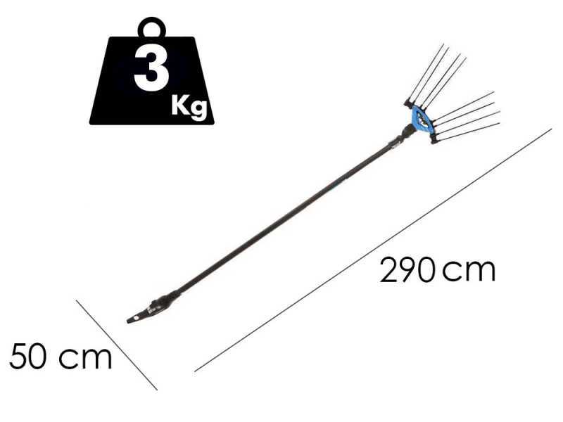 Campagnola Icarus V1 58 - 230 cm Carbonstange - Elektrischer Olivenr&uuml;ttler