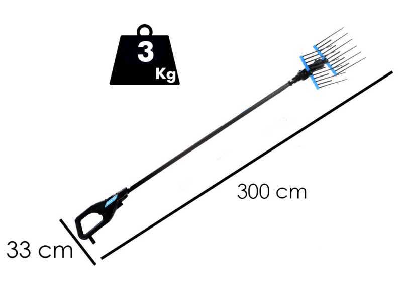 Campagnola Alice STAR 58 PLUS - 230 cm Carbonstange - Elektrischer Olivenr&uuml;ttler