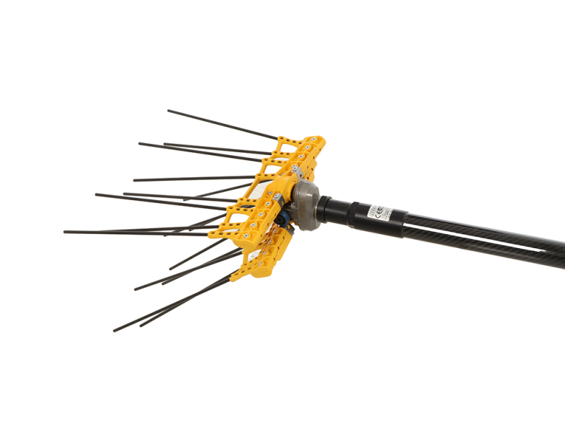 Lisam Swing - Elektrischer Akku-Olivenr&uuml;ttler - Feste Stange - 12V 56Ah Akku