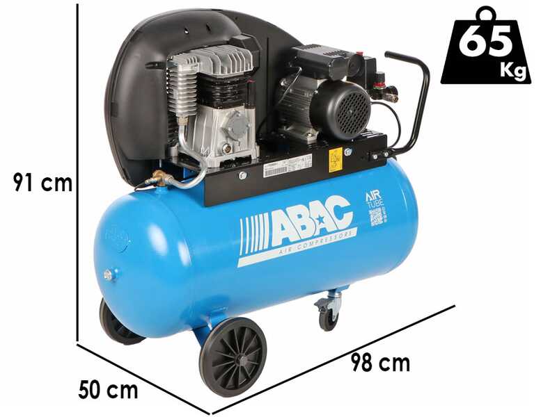Abac EXT A29B 90 CM3 - 230V-Kompressor mit Riemenantrieb - 90 L
