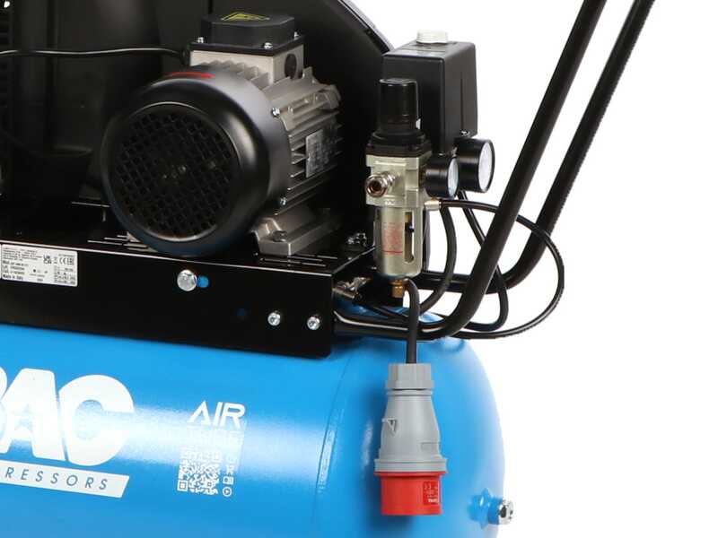 ABAC EXP A39B 90 CT3 &ndash; Drehstrom-Elektro-Riemenkompressor &ndash; 3-PS-Motor &ndash; 90 l