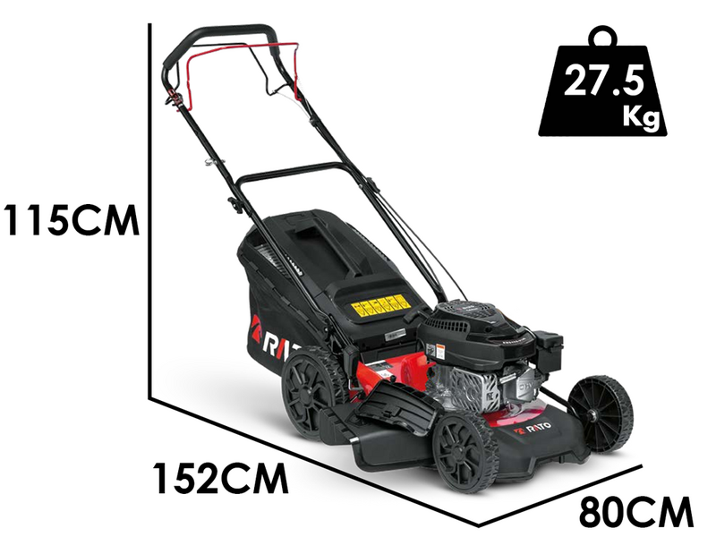 Rato Multipower RMS51Q-V170 - Rasenm&auml;her mit Radantrieb - Benzinmotor Rato 170 cm&sup3;