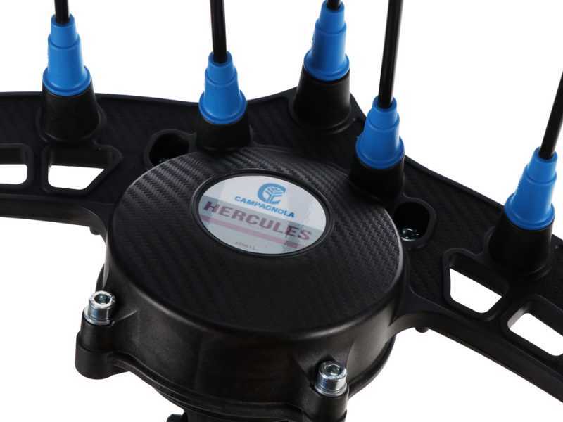 Campagnola Hercules 6 ECO Plug-in - Aluminiumschaft 150-220 cm - Elektrischer Batterie-Olivenr&uuml;ttler- 21,6 V 5 Ah