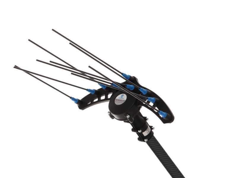 Campagnola Hercules 6 ECO Plug-in - 200 cm Carbonstange - Elektrischer Akku-Olivenr&uuml;ttler - 21,6 V 5 Ah