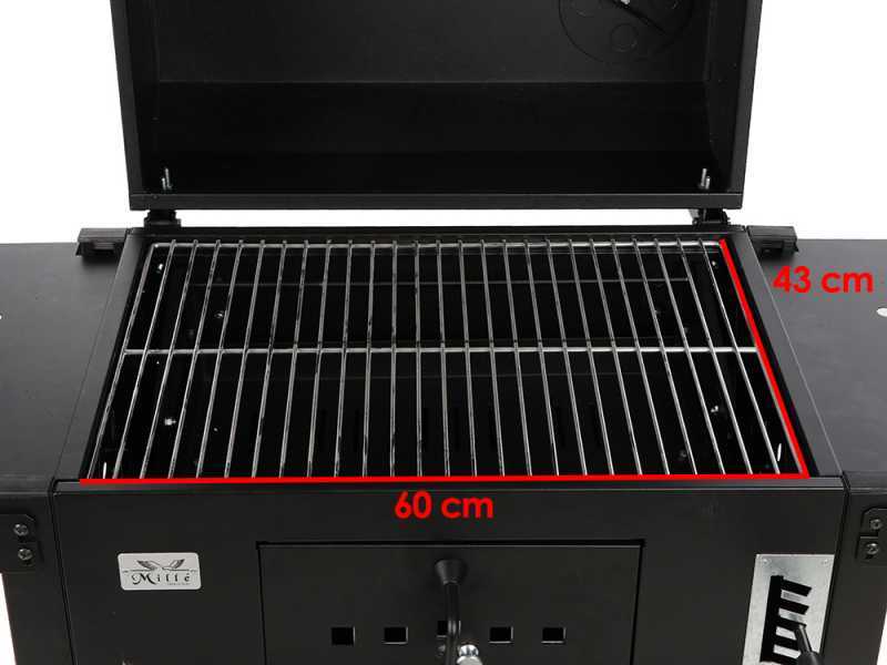 Seven Italy Teseo - Holzkohlegrill - 60x43cm