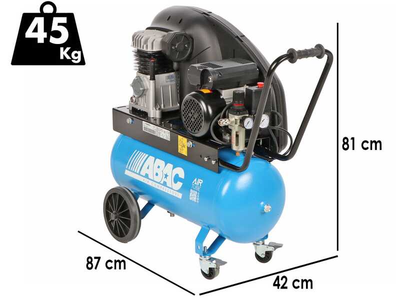 Abac EXP A29B 50 CM2 -  Luftkompressor mit Riemenantrieb 230 V - 50 Liter