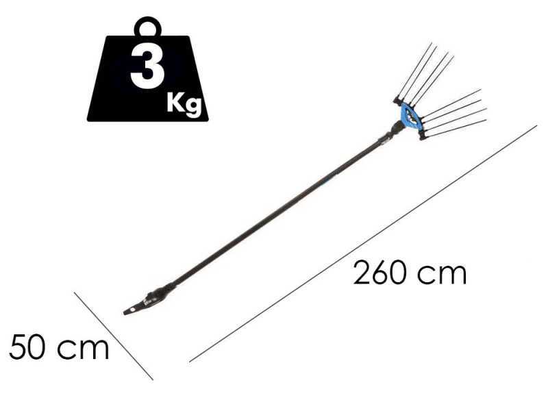 Campagnola Icarus V1 ECO Plug-in - 200 cm Carbonstange - Elektrischer Akku-Olivenr&uuml;ttler