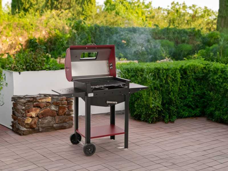 Seven Italy Eliseo Medium - Kohlegrill mit Grillrost - 57,5x37cm