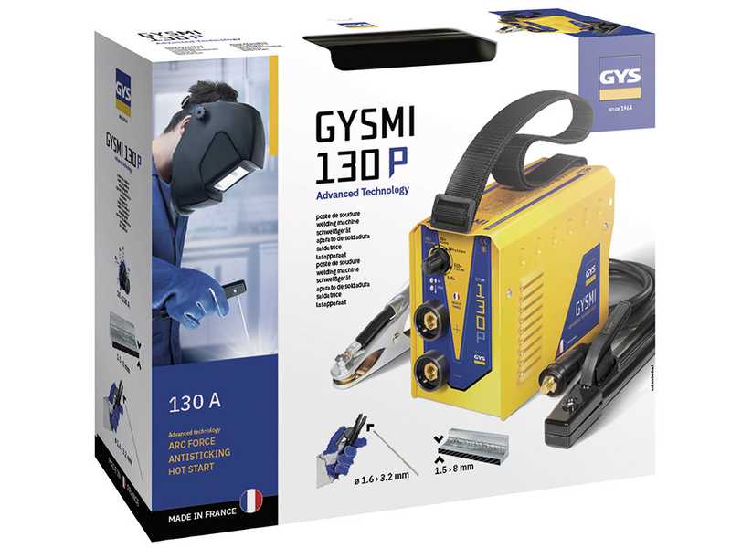 GYS GYSMI 130P - Inverter Schwei&szlig;ger&auml;t (MMA) - Gleichstrom (DC) - Koffer