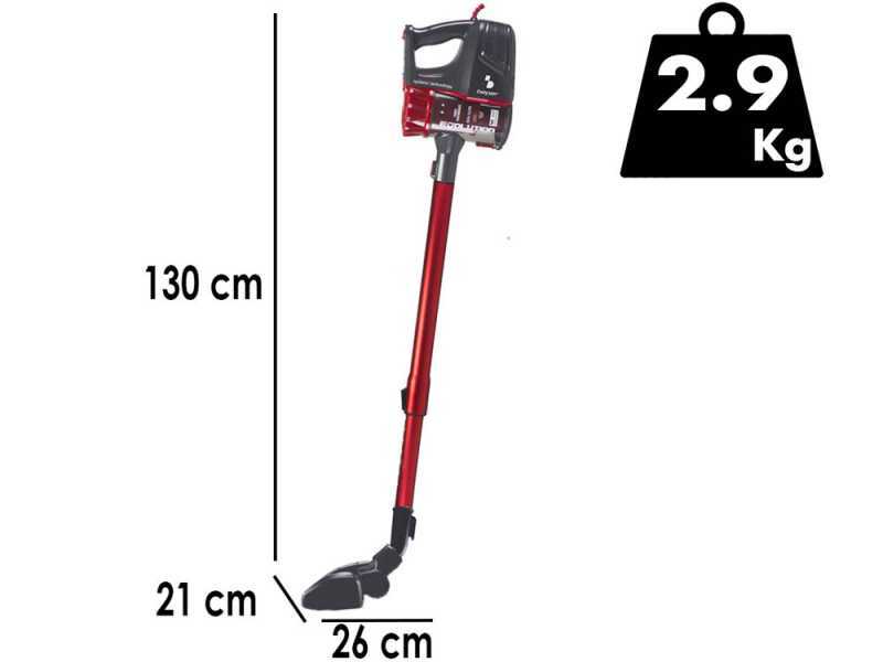 Beper P202ASP001 - Elektrischer Besen - 2 in 1 - 600W