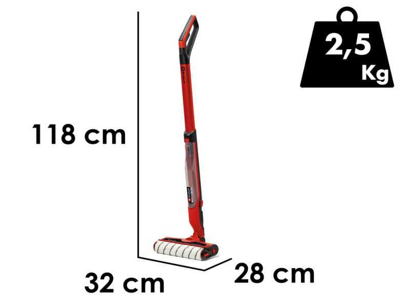 Einhell CLEANEXXO - Hartbodenreiniger Kabellos 3 in 1: Scheuern, Abziehen, Aufsaugen - OHNE AKKU UND LADEGER&Auml;T