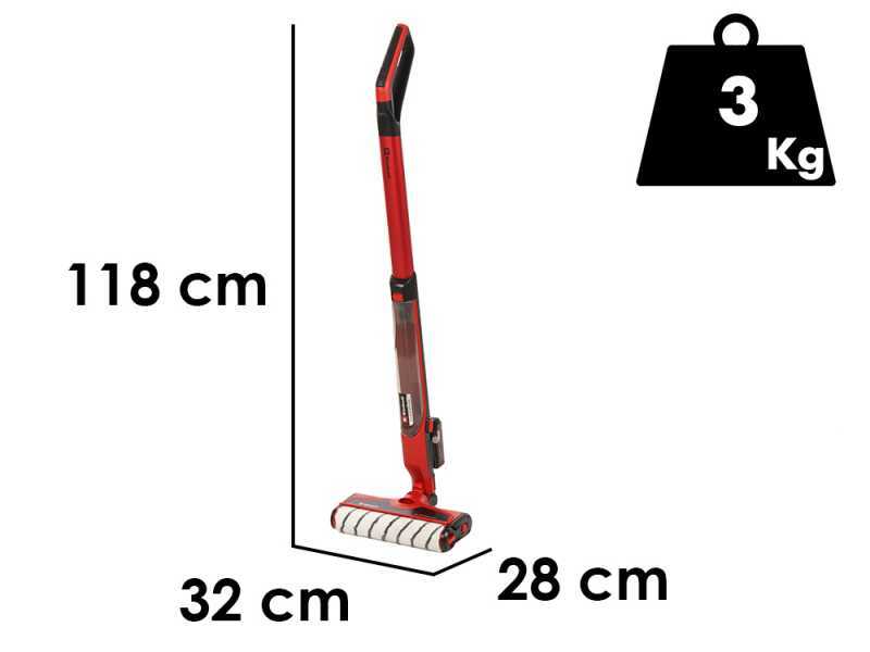 Einhell CLEANEXXO - Hartbodenreiniger Kabellos 3 in 1: Scheuern, Abziehen, Aufsaugen