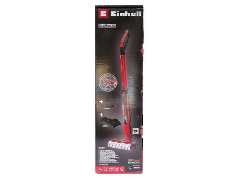 Einhell CLEANEXXO - Hartbodenreiniger Kabellos 3 in 1: Scheuern, Abziehen, Aufsaugen
