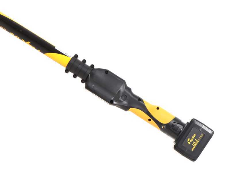 Oliviero Flex BCT Domestic Cordless - Lithium-Akku-Olivenr&uuml;ttler - Aluminiumschaft- 220-320cm - 14.4V 7.5Ah