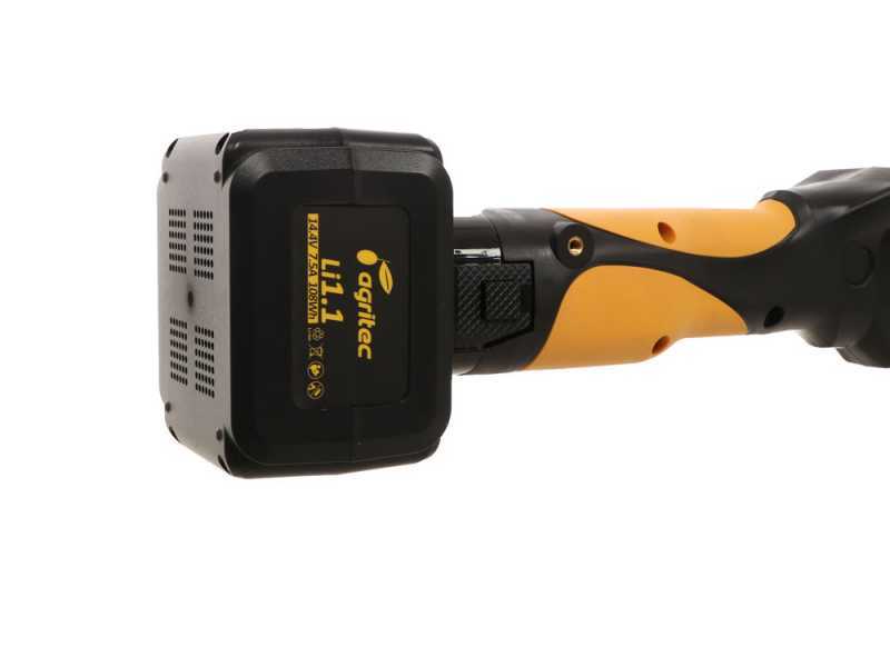 Oliviero Flex BCT Domestic Cordless - Lithium-Akku-Olivenr&uuml;ttler - Aluminiumschaft- 220-320cm - 14.4V 7.5Ah