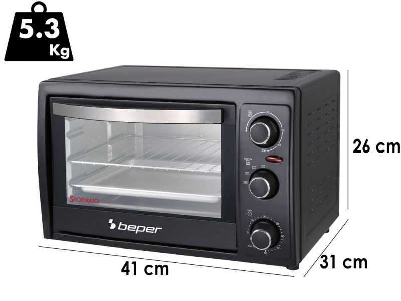 Beper 90883 - Elektroofen - 1300 W