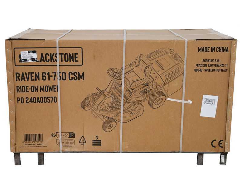 Blackstone RAVEN 61-750 CSM - Minirider Aufsitzm&auml;her - 224ccm Motor - Elektrostart