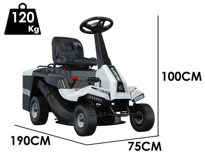 Blackstone RAVEN 61-750 CSM - Minirider Aufsitzm&auml;her - Motor 224ccm - Elektrostart